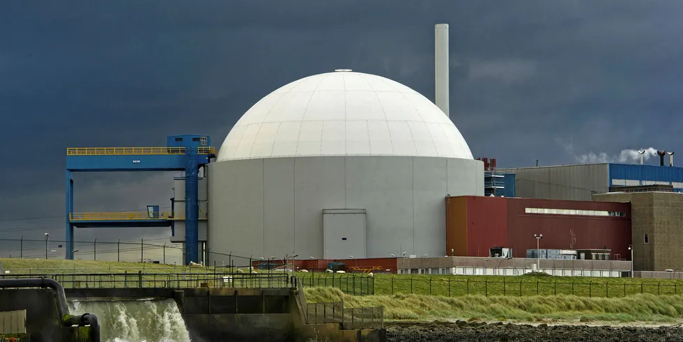Borssele nuclear power station in the Netherlands