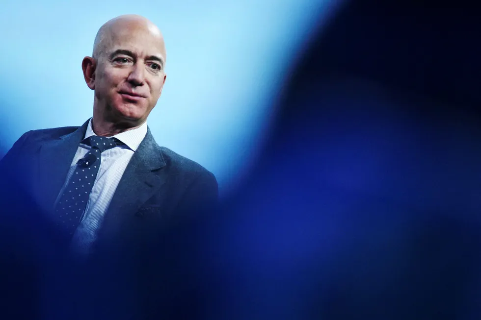 Amazon-toppsjef og verdens rikeste mann Jeff Bezos.