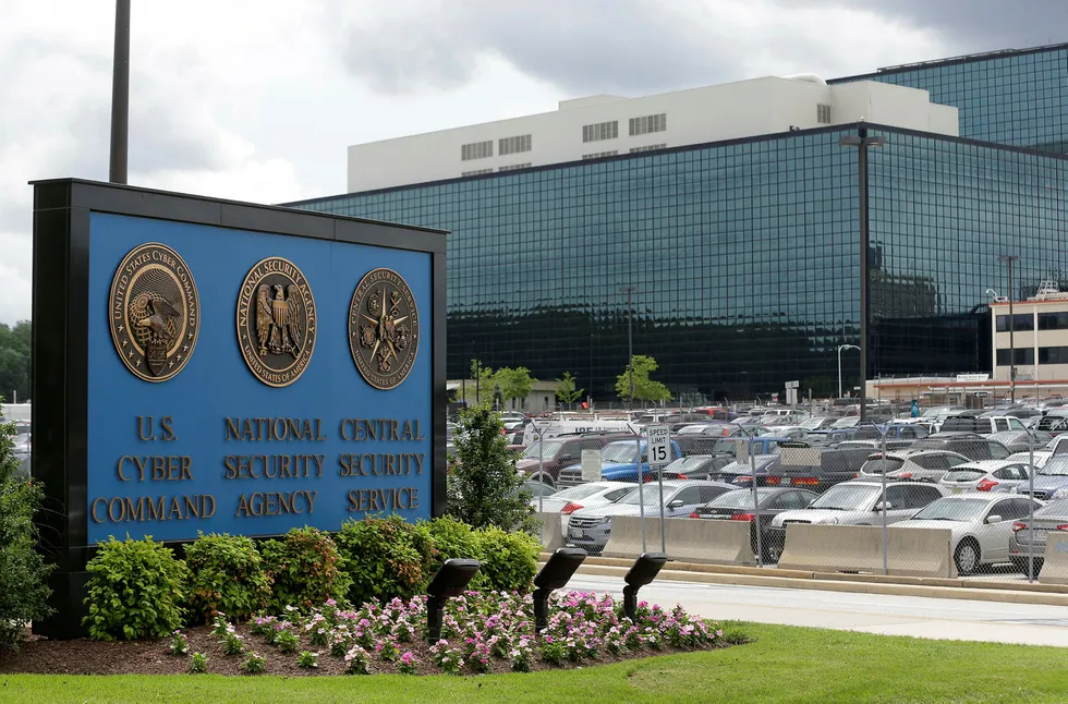 Det amerikanske cyberforsvarets overkommando er lokalisert sammen med National Security Agency i Fort Meade i delstaten Maryland. Foto: Patrick Semansky / AP / NTB Scanpix
