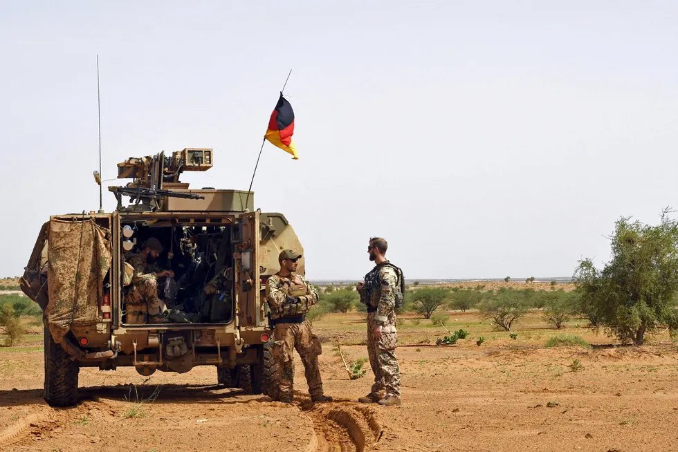 Tyskland var lenge skeptisk til å delta i internasjonale militære oppdrag, som her i FNs stabiliseringsstyrke i Mali. Nå har mye snudd.