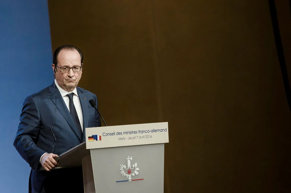 Frankrikes president Francois Hollande. Foto: Marlene Awaad