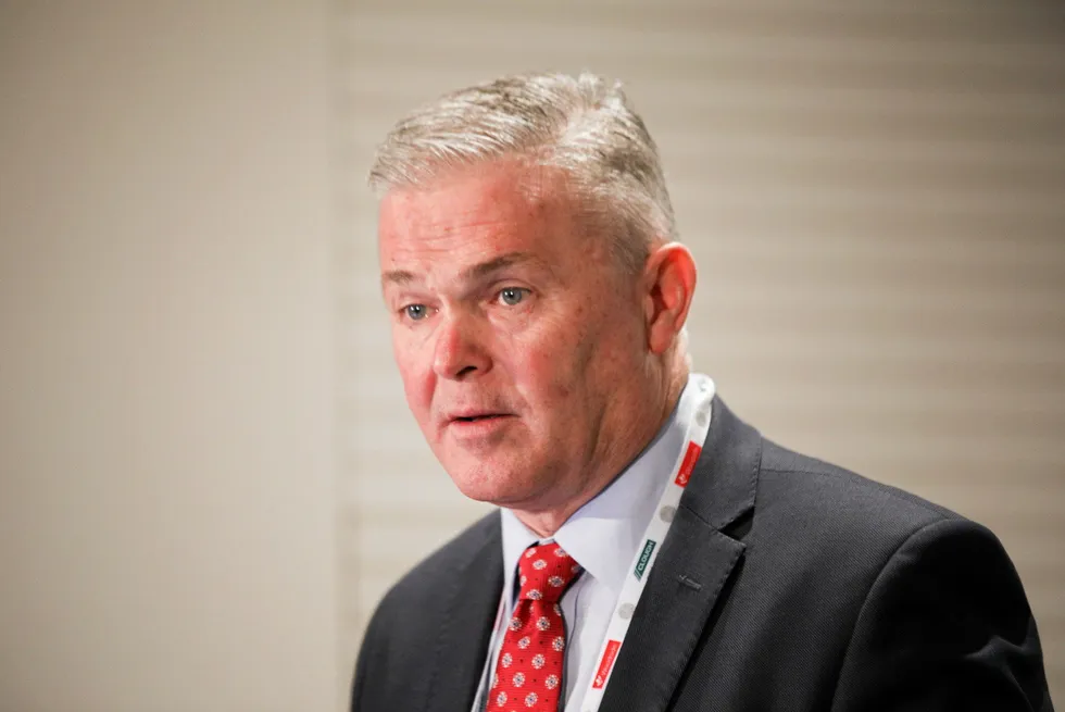 Decarbonisation strategy: Santos chief executive Kevin Gallagher.