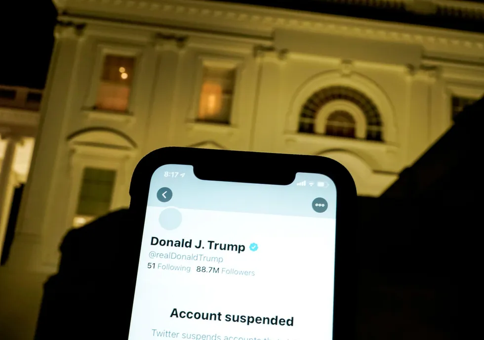 Donald Trumps twitterkonto er stengt for godt.