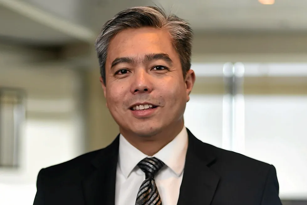 Reason to smile: Petronas chief executive upstream, Adif Zulkifli