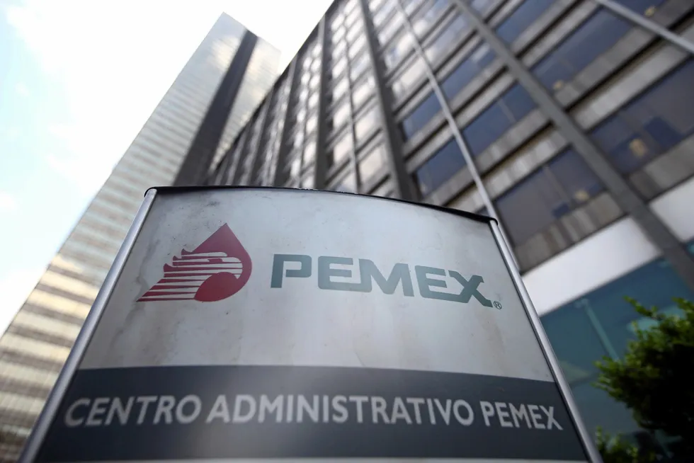 No damage: Pemex claims the massive fire on the surface of the Gulf of Mexico on 2 July caused no environmental damage
