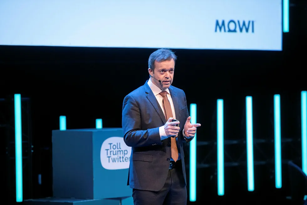 Mowi CEO Alf-Helge Aarskog.