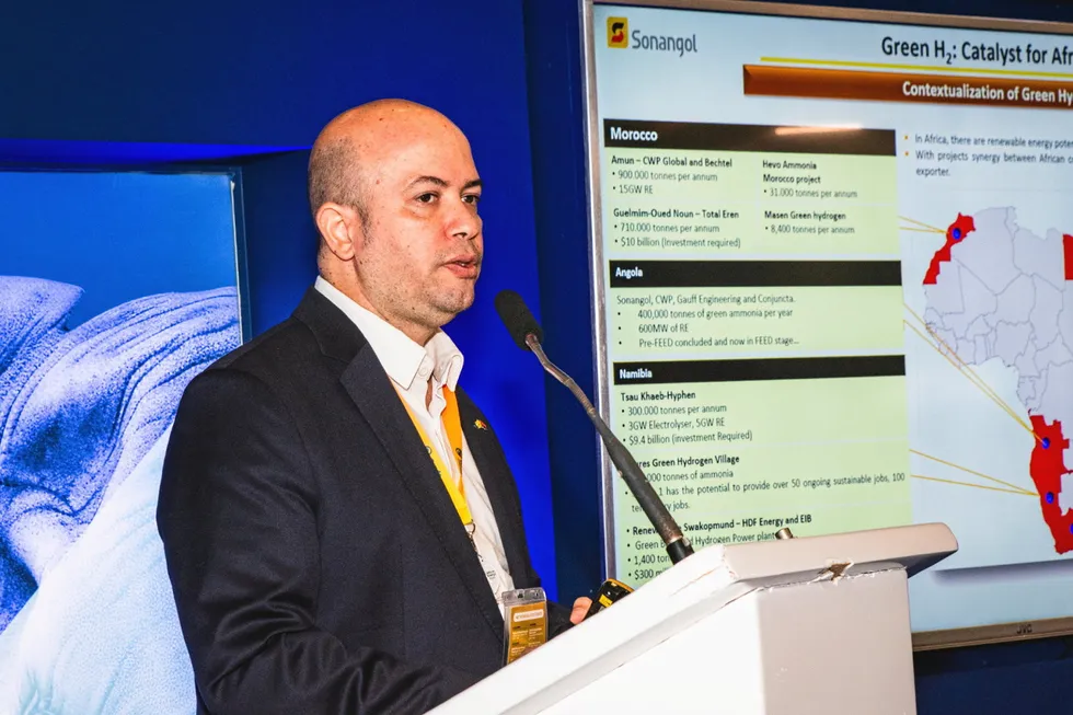 Vladimir Machado, Sonangol’s chief executive for research and development.