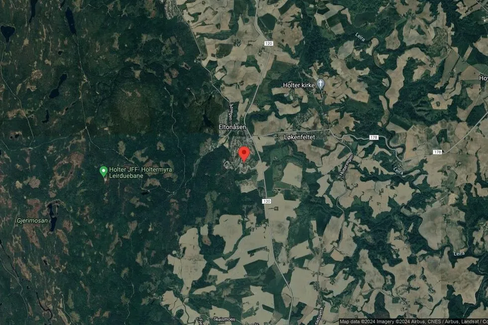 Området rundt Ludvig Brustads veg 56C, Nannestad, Akershus