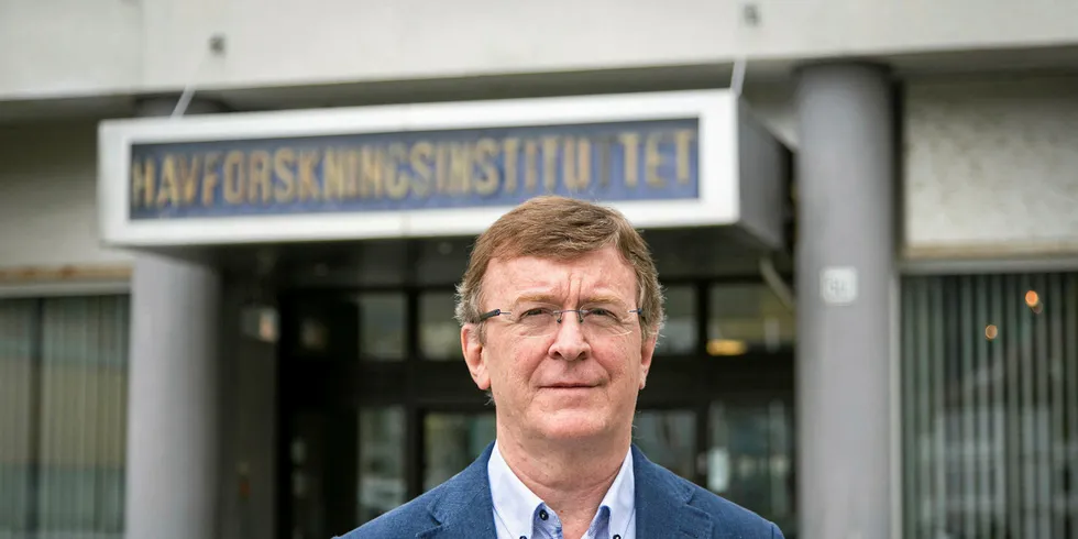 Fiskeribiolog Terje Svåsand er programleder for akvakultur ved Havforskningsinstituttet.