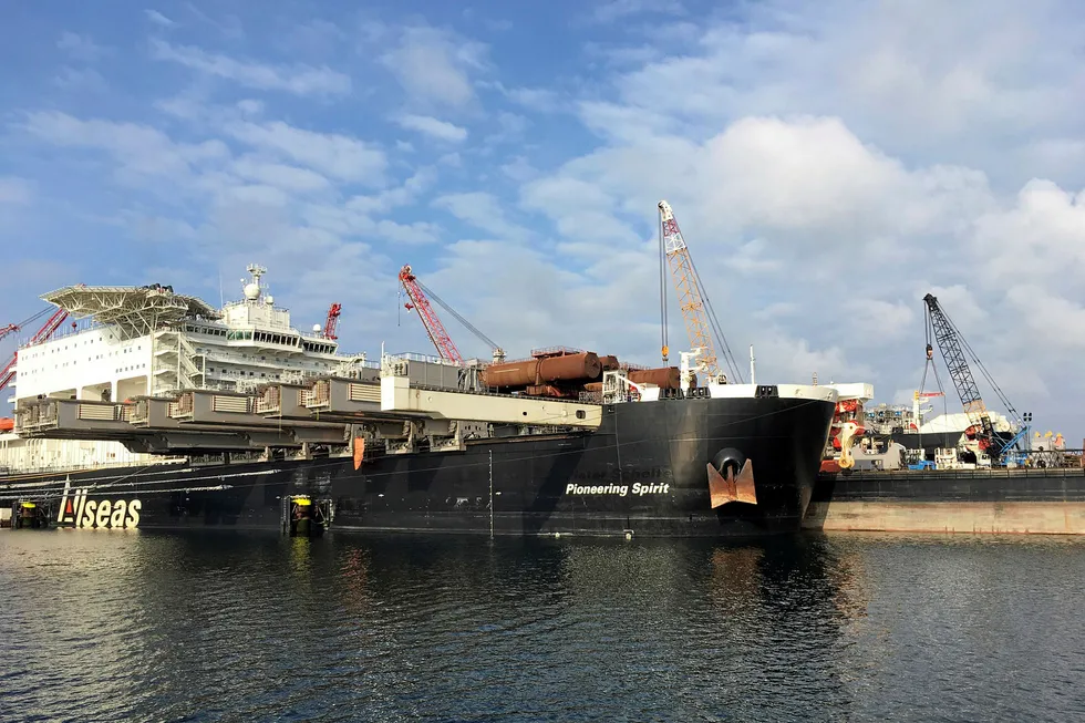 Ready for action: Allseas heavy-lift installation and decommissioning vessel Pioneering Spirit.
