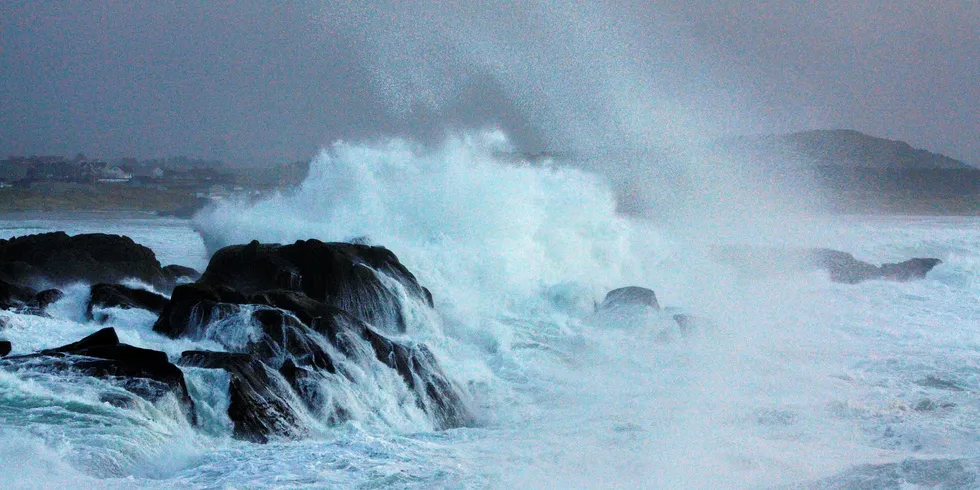 Norsk uvær. Illustrasjonsfoto: Einar Egeland