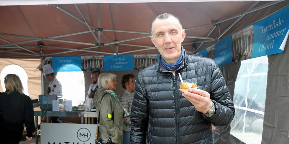 Halvor Hansen, daglig leder hos Halvors Tradisjonsfisk. Han mener Pelagia-direktør Egil Magne Haugstad går for langt i sin kritikk av Sjømatrådet.Foto: Jørn Mikael Hagen