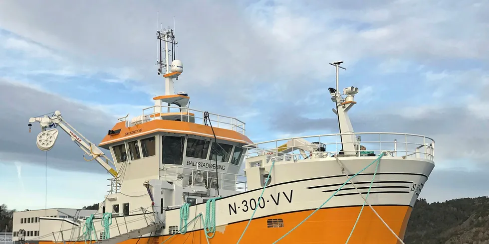 Delivered: The 24-meter fishing boat was delivered in February. It is the largest boat Skogsoy Verft shipyard in Mandal, Norway, has ever built.