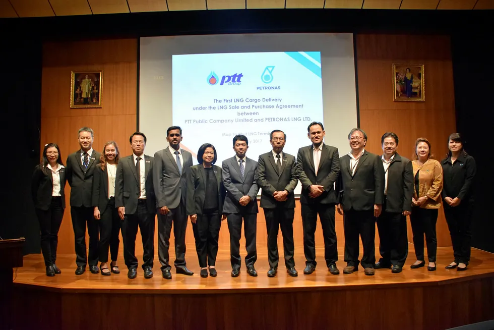 Petronas/PTT: LNG cargo delivered