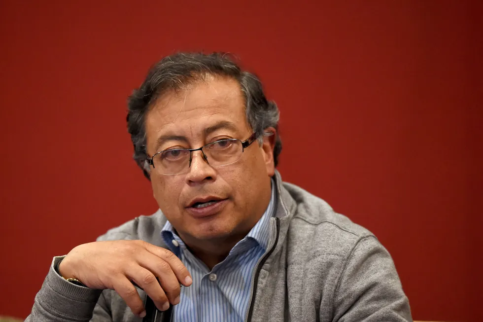 Reform: Colombian presidential candidate Gustavo Petro