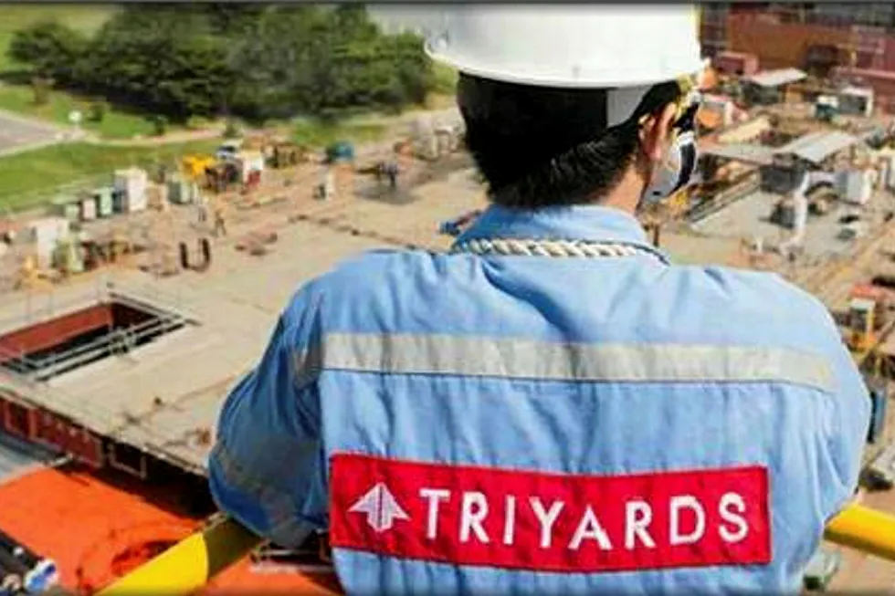 Triyards: the company announced new contracts as it also revealed a first half loss for the current fianncial year