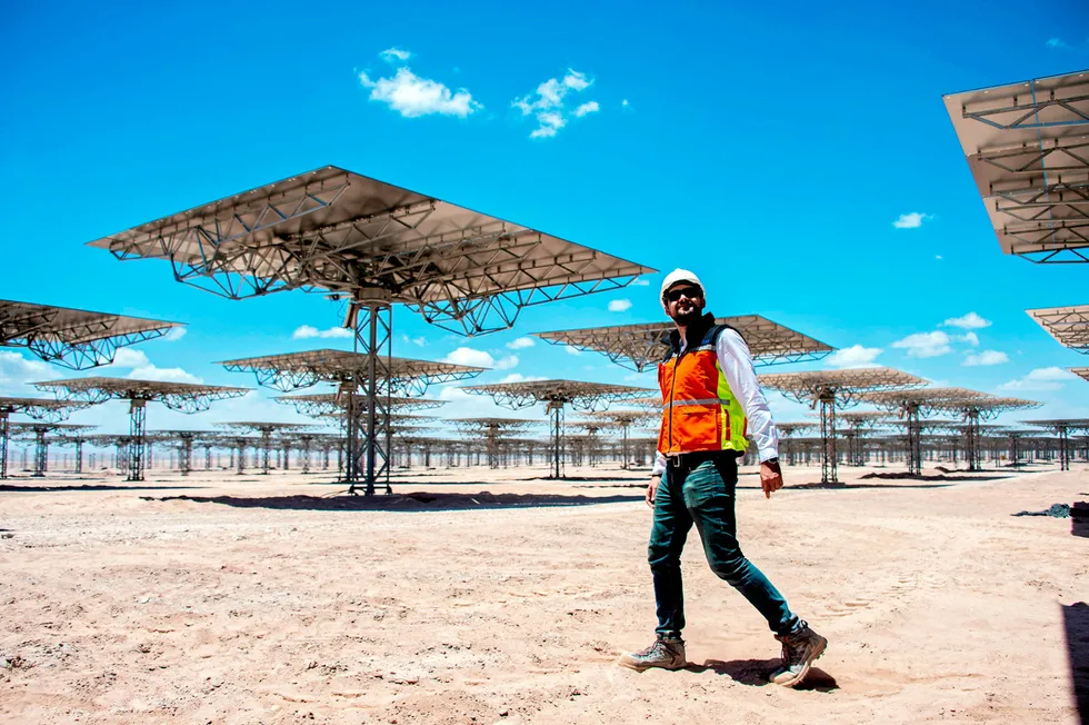 Greener future: the Cerro Dominador solar farm is seen as precursor to a renewables boom in Chile