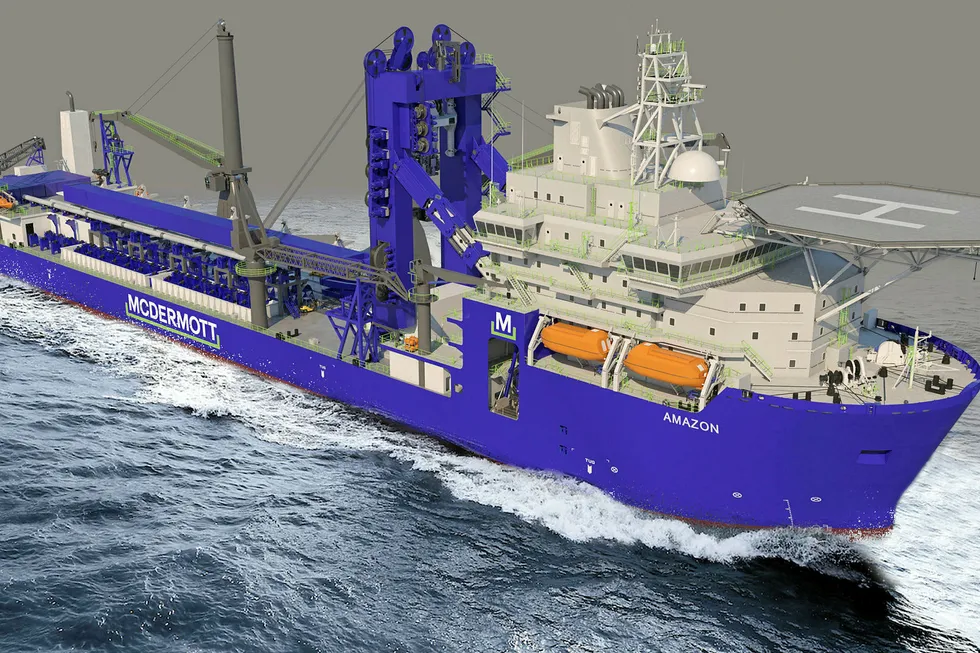 McDermott: Company plans modifications to Amazon vessel