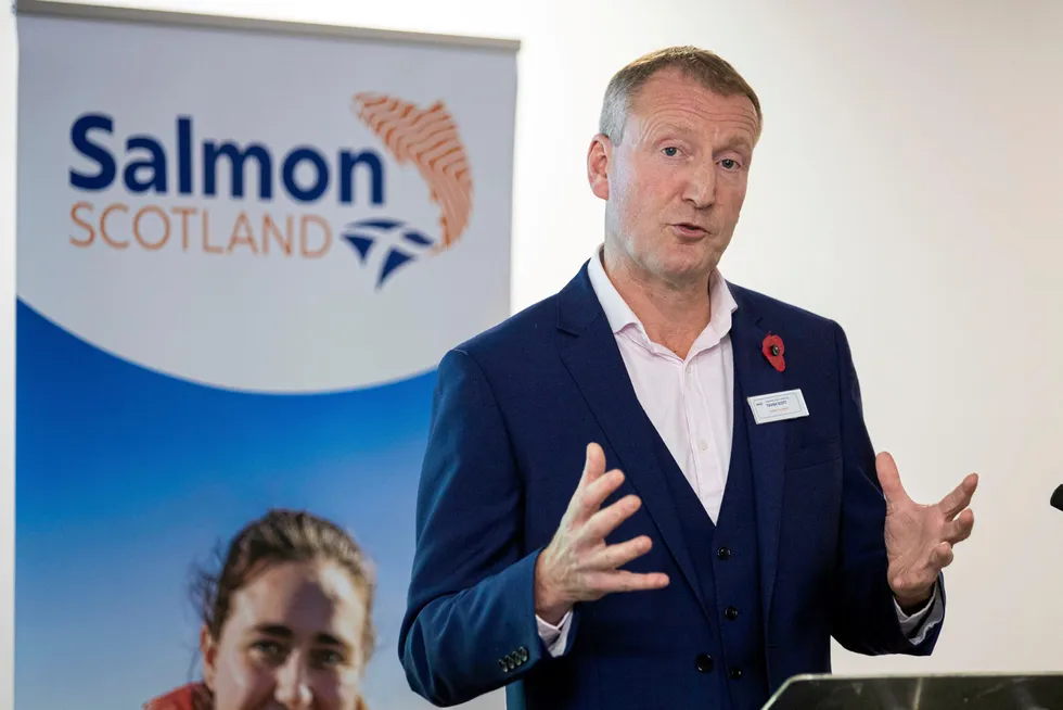 Salmon Scotland Chief Executive Tavish Scott is trying to weigh up the scope of the issue