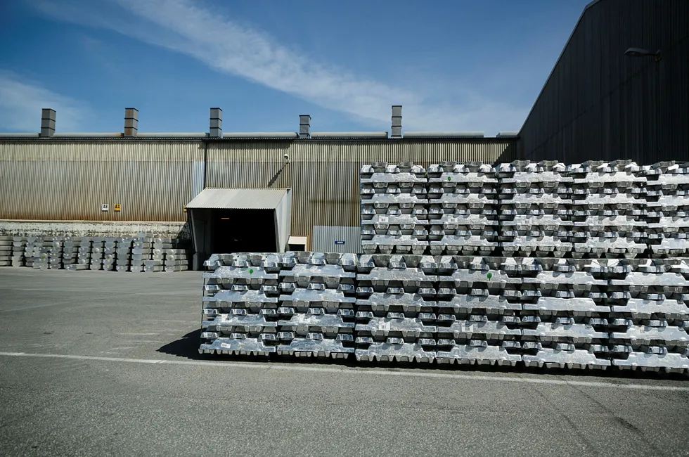 Det er forventninger til kutt i kinesisk produksjon av aluminium for å få ned forurensningen som driver Hydro-kursen akkurat nå. Foto: Per Thrana