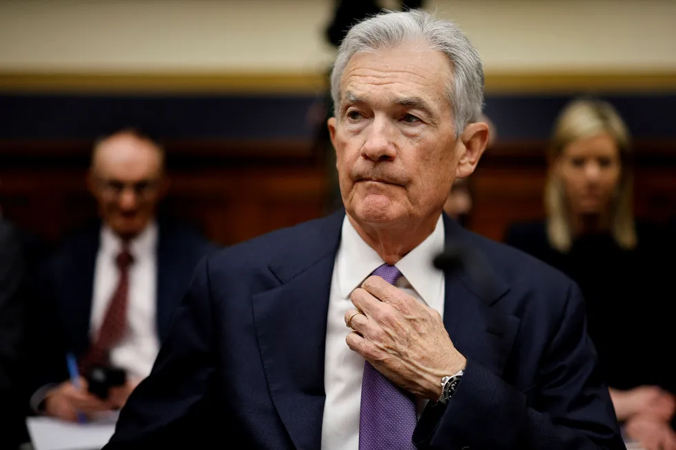 Fed-sjef Jerome Powell følger dagens inflasjonstall tett.