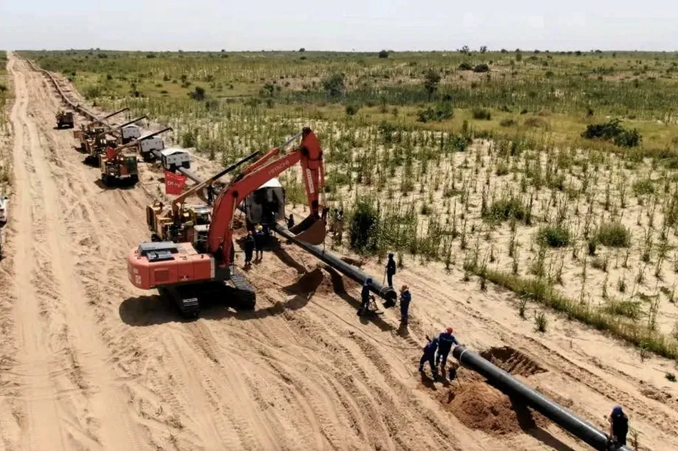Under construction: CNPC builds Niger-Benin crude pipeline