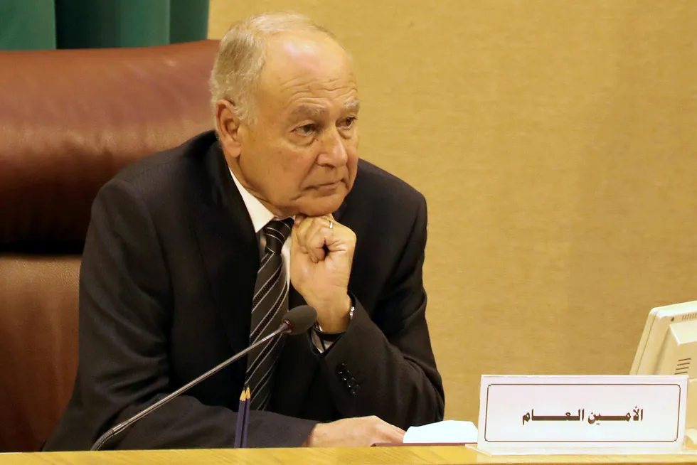 Generalsekretær Ahmed Aboul-Gheit i Den arabiske liga. Foto: REUTERS/Mohamed Abd El Ghany