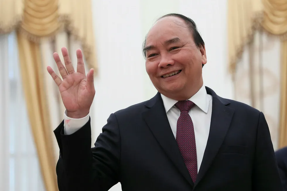 Approval: Vietnam's Prime Minister Nguyen Xuan Phuc has signed off on the full-field development plan for TGT