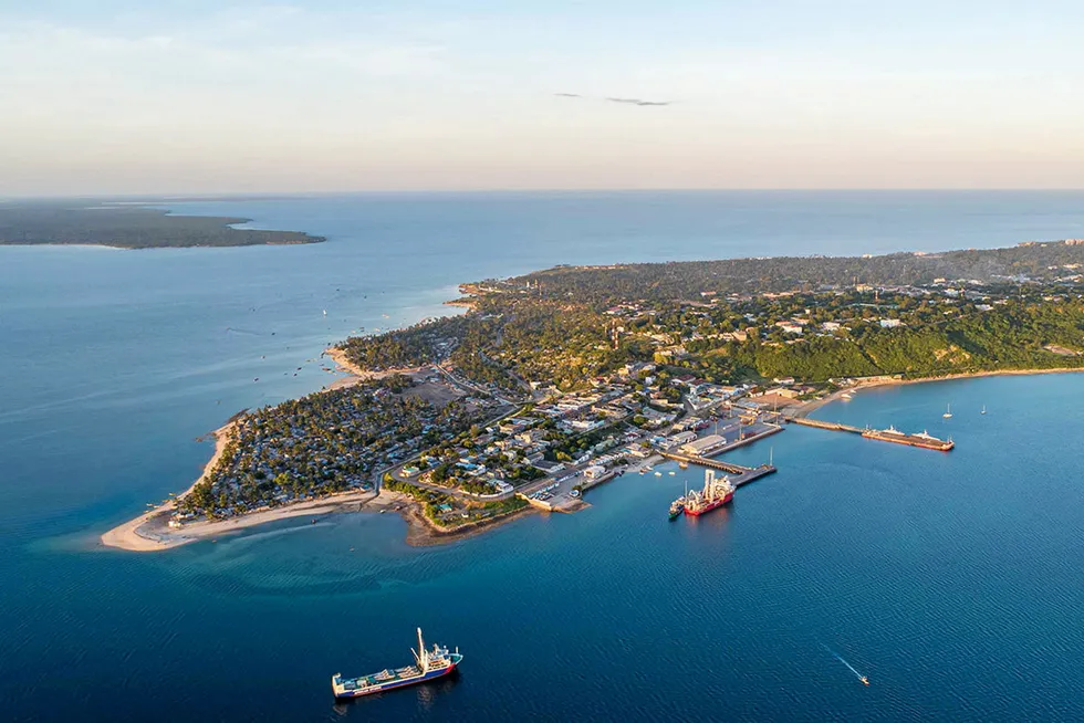 Provisions: Pemba port in Mozambique
