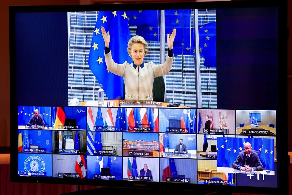 Møtes for alvor. Siste EU-toppmøte i november gikk gjennom skjermen. Denne uken blir det fysisk – og dramatisk.