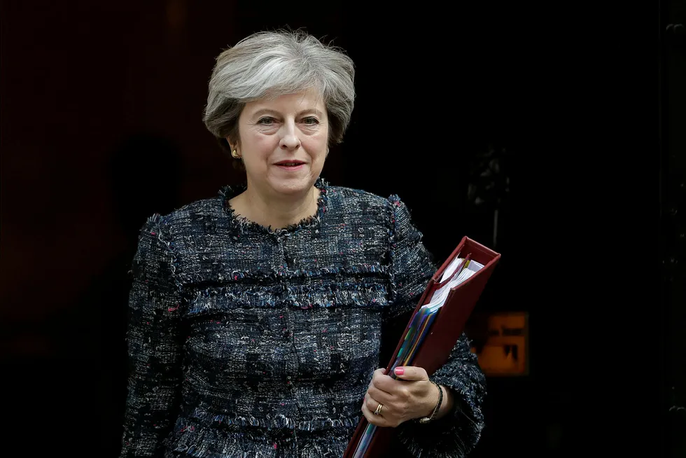 Storbritannias statsminister Theresa May. Foto: Matt Dunham / AP / NTB scanpix Foto: Matt Dunham