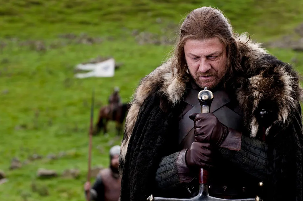 New development: Sean Bean portrays Eddard Stark, Lord of Winterfell, in a scene from the hit HBO TV series Game of Thrones