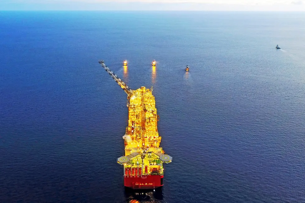 Australian giant: the Prelude FLNG facility will receive gas from the Crux field