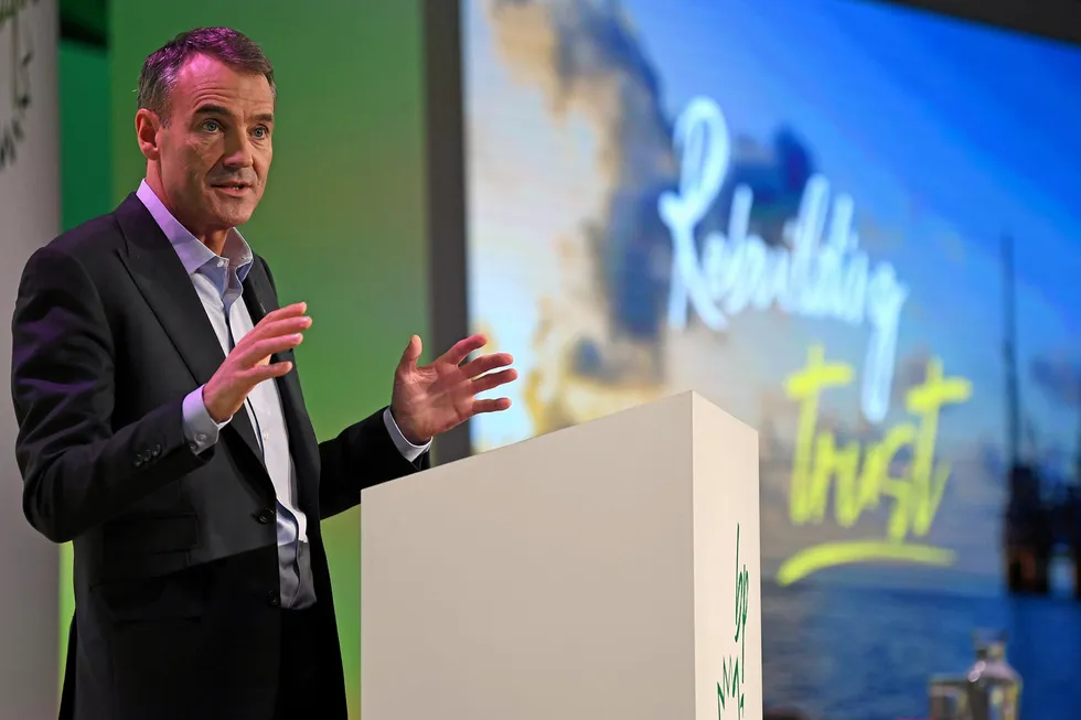 Hydrogen plans: BP chief executive Bernard Looney