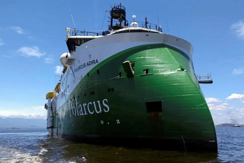 Survey cancelled: Polarcus vessel Polarcus Adira