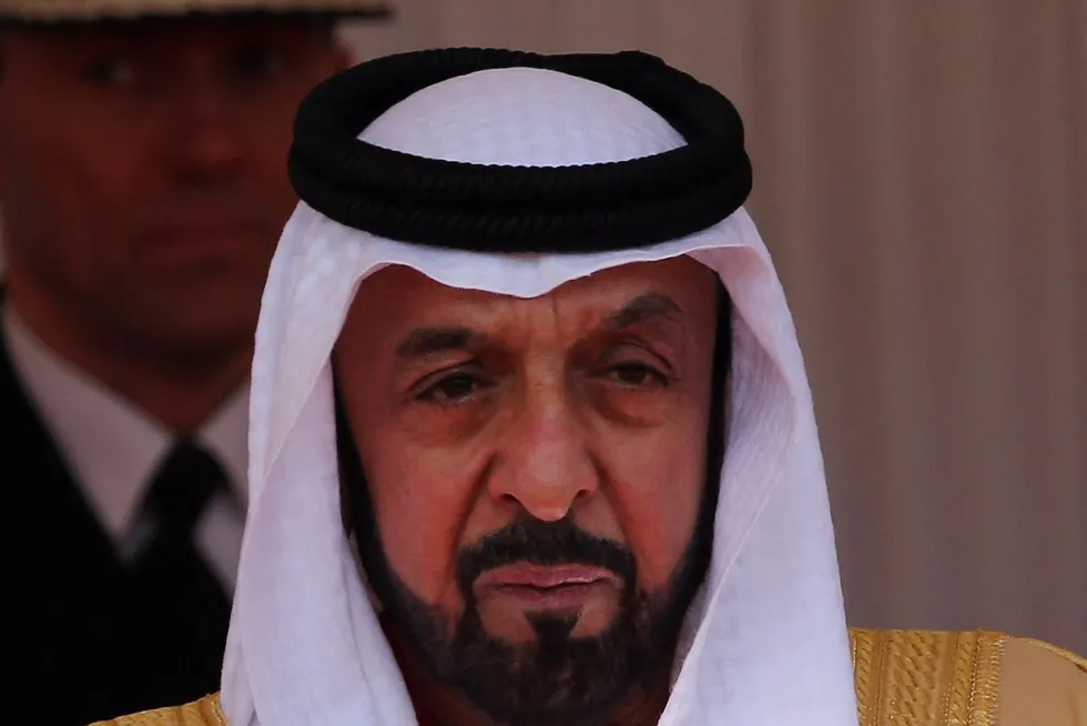 Mourning: UAE President Sheikh Khalifa bin Zayed Al Nahyan