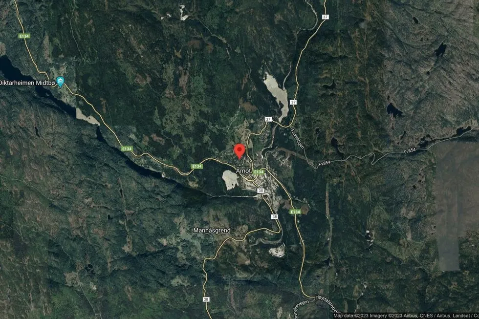 Området rundt Åsevegen 1A, Vinje, Telemark og Vestfold