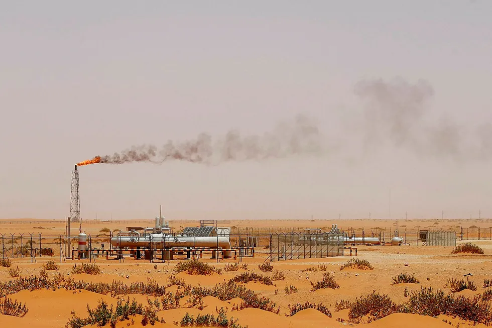 De siste års nedgang i oljeprisen har rammet Saudi-Arabia hardt. Landets økonomiske vekst er i år ventet å falle til 1,4 prosent – det laveste siden 2009. Foto: Marwan Naamani/AFP/NTB Scanpix