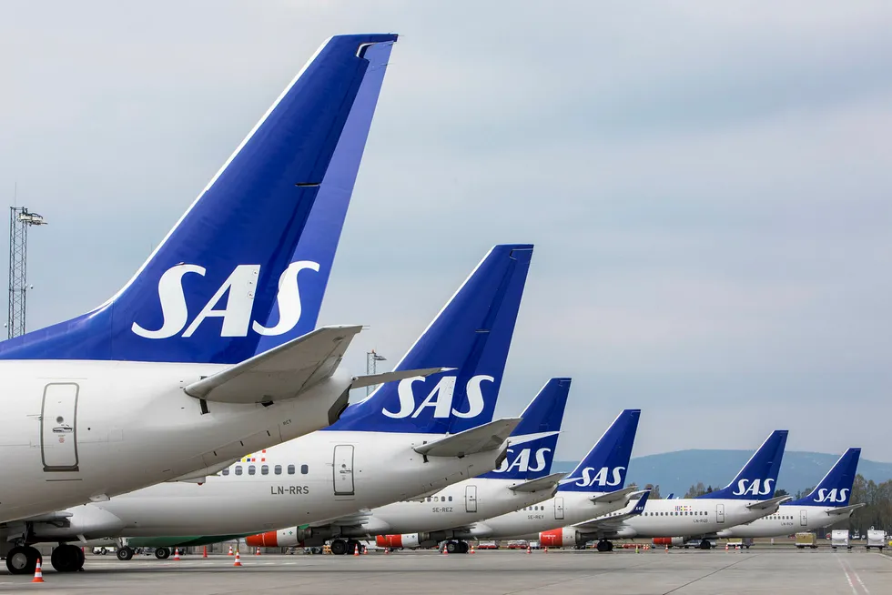 SAS tror ikke flytrafikken vil være tilbake til 2019-nivåer før i 2022.