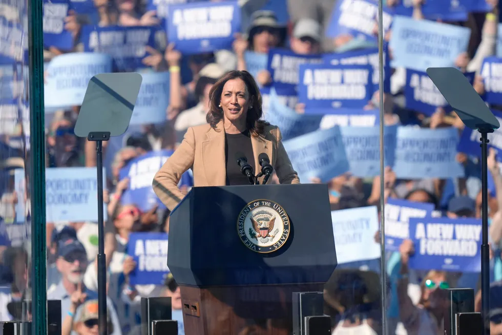 Forrige uke besøkte Kamala Harris et bryggeri i delstaten New Hampshire nordøst i USA. Her varslet hun at hun vil øke skattefradraget for nyoppstartede bedrifter fra 5000 dollar til 50.000 dollar.