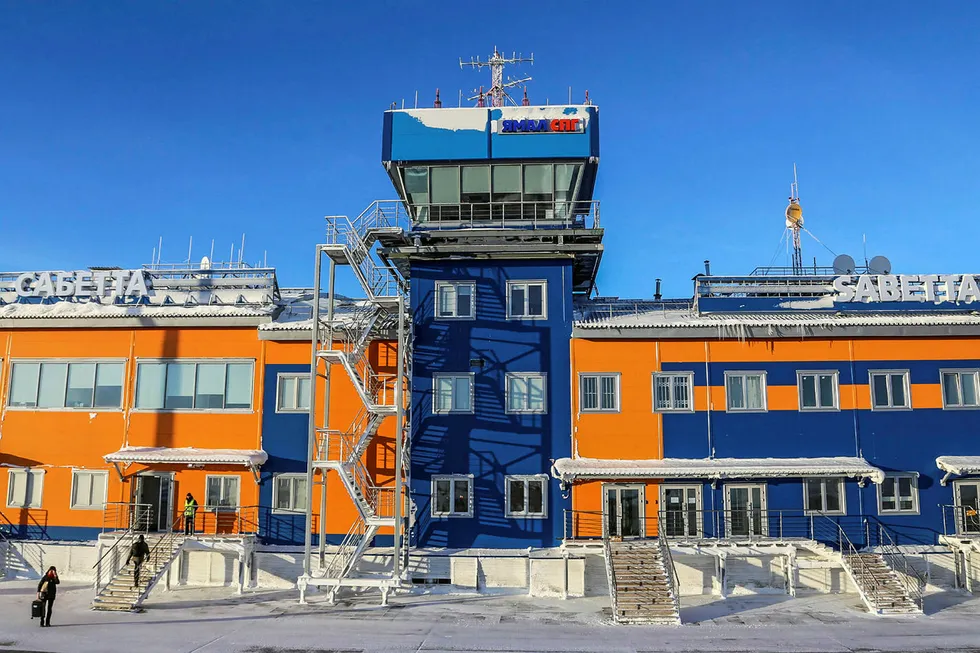 Keeping the link: the airport at Sabetta on the Yamal Peninsula in Russia that serves Novatek-led Yamal LNG project