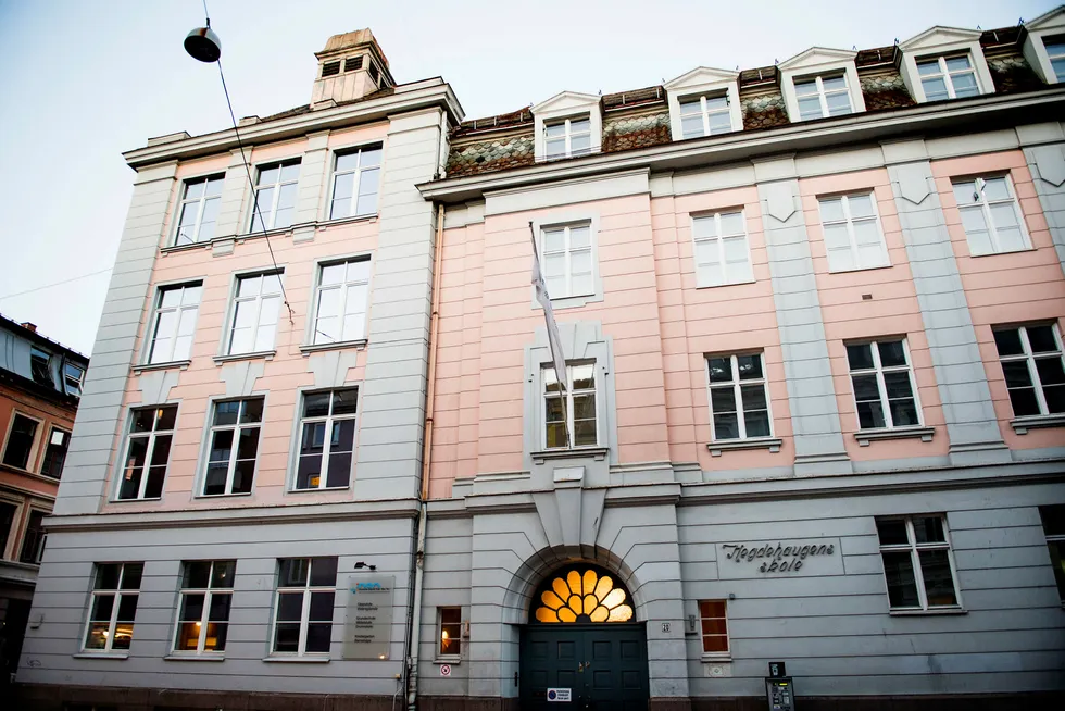 Den norsk-tyske skole i Oslo sliter med økonomin og risikerer å måtte innføre inntaksstopp. Foto: Jon Olav Nesvold/NTB scanpix