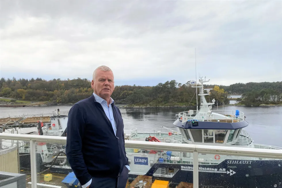 Austevoll chief Helge Mogster believes that far fewer salmon will be processed in Norway if the government's ground rent tax proposal is passed.