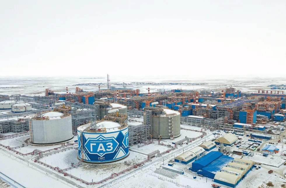 CO2 challenge: the Yamal LNG plant at the port of Sabetta on Russia's Yamal Peninsula