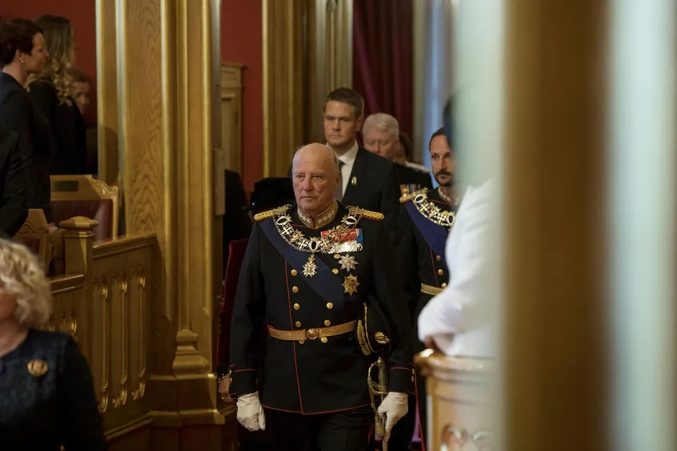 Kong Harald er invitert til Kina. Foto: Øyvind Elvsborg