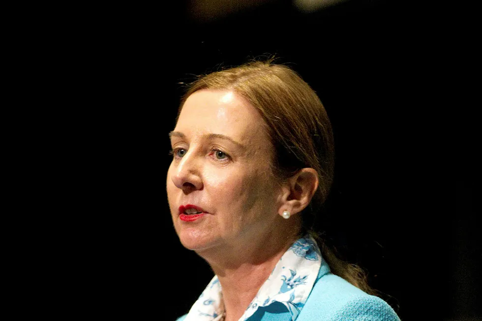 Highlighting the competition: Deloitte’s Australian oil, gas and LNG leader, Bernadette Cullinane, speaks at a Petroleum Club of WA event in Perth