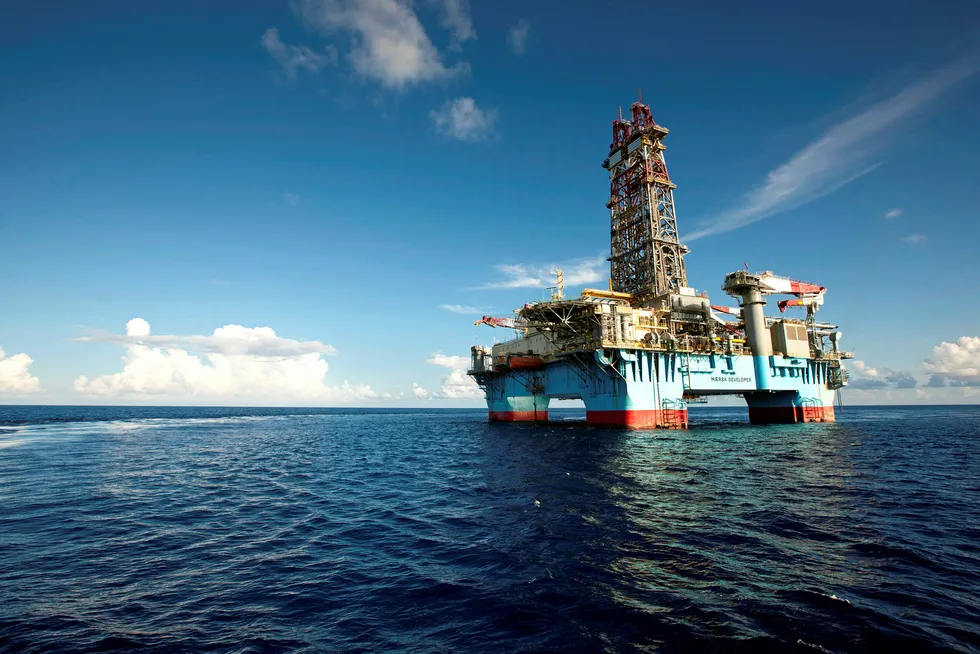 Suriname debut: Petronas has hired the semi-submersible Maersk Developer to drill a wildcat in the Suriname-Guyana basin