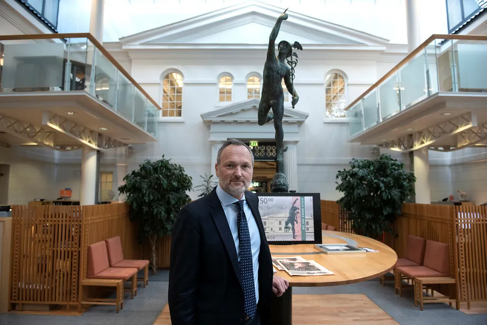 Håvard Abrahamsen, konsernsjef i Oslo Børs VPS.