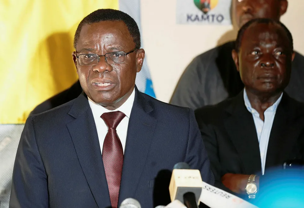 Proclamation: presidential candidate Maurice Kamto