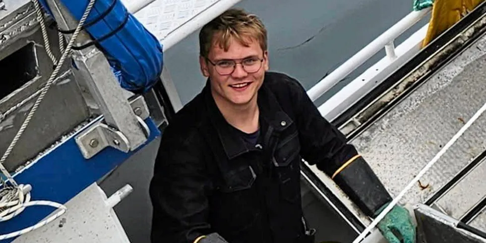 Andreas Pettersen (19) er fra Bleik i Andøy kommune. Han startet som fisker allerede som 16-åring.